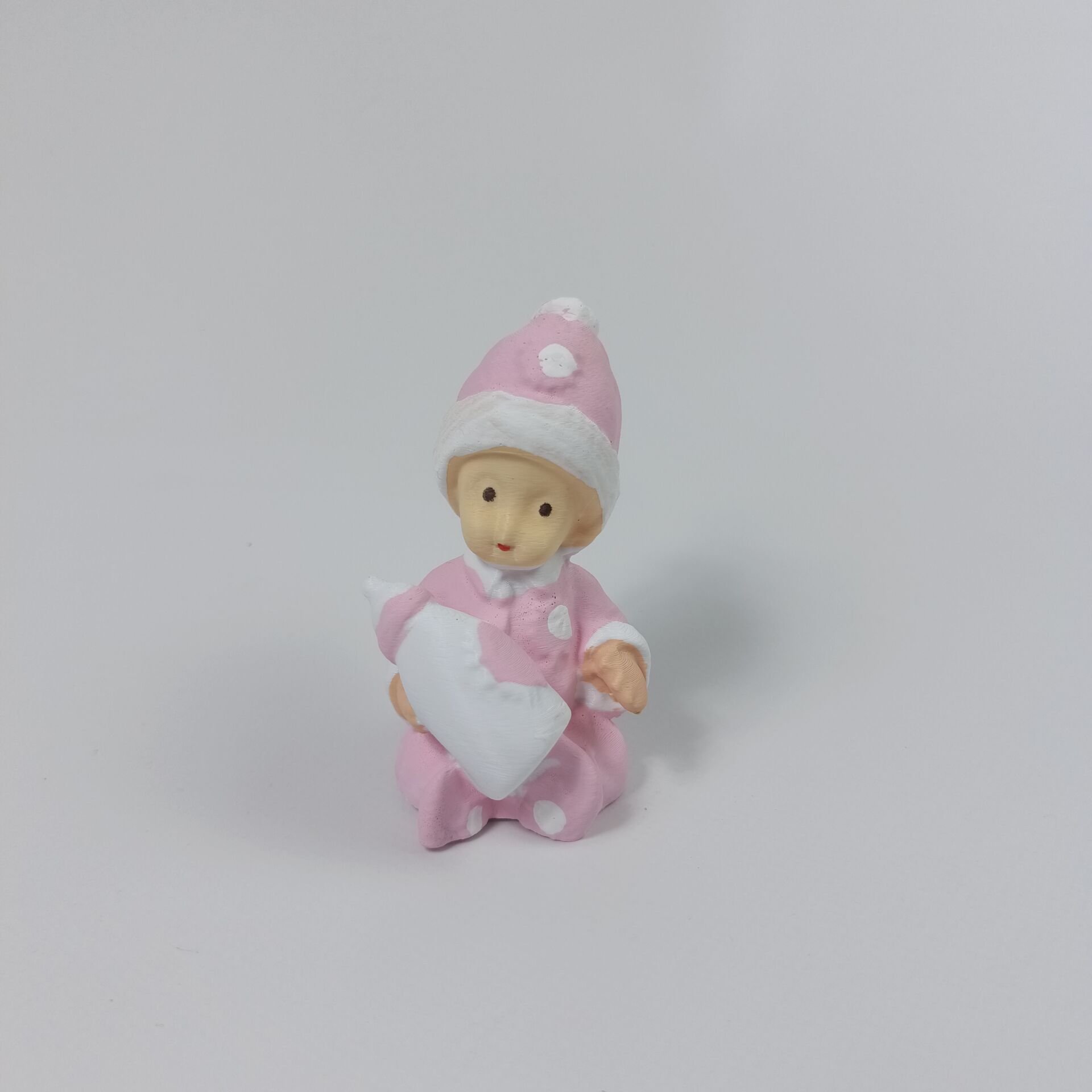 Büyük Biberonlu Bebek - Pembe - Teraryum Malzemesi