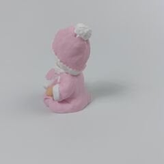 Büyük Biberonlu Bebek - Pembe - Teraryum Malzemesi