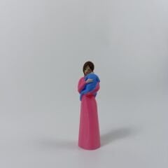Çocuklu Anne - Pembe- Teraryum malzemesi