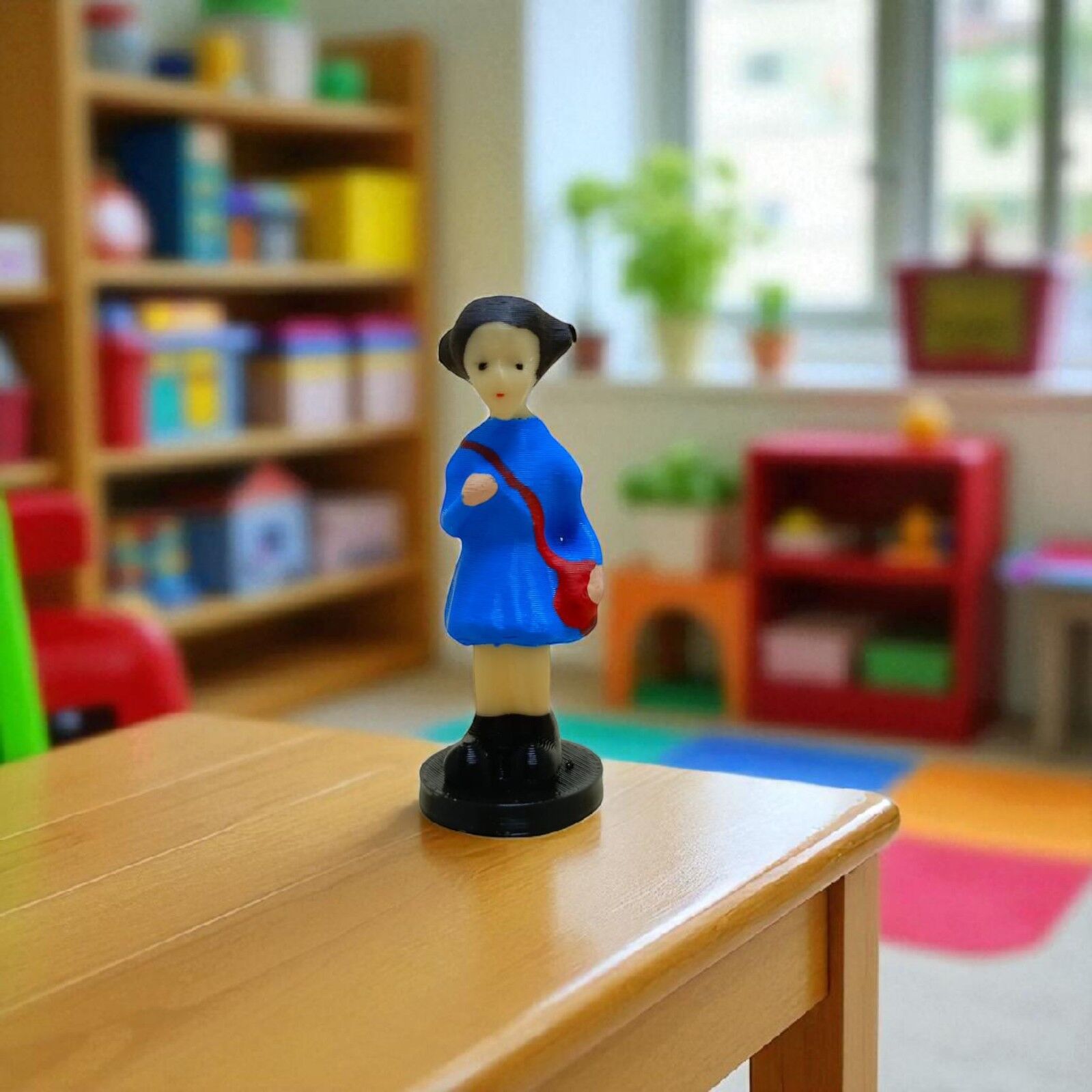 Saçları Yandan Toplanmış Kız Öğrenci-Teraryum malzemesi