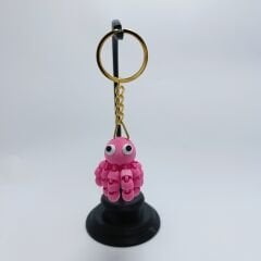 Ahtapot Pembe - Eklemli Anahtarlık