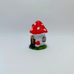 Sevimli Mantar Ev -Kırmızı-Teraryum Malzemesi