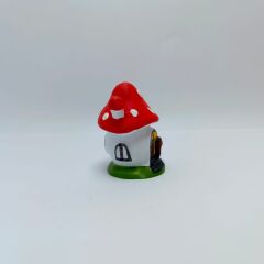 Sevimli Mantar Ev -Kırmızı-Teraryum Malzemesi