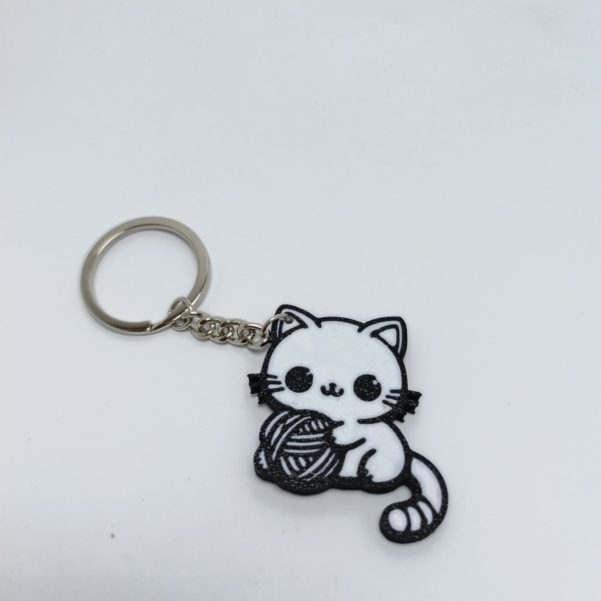 Top Oynayan Kedi  - Anahtarlık