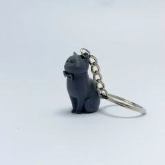 Scottish Gri Kedi   - Anahtarlık