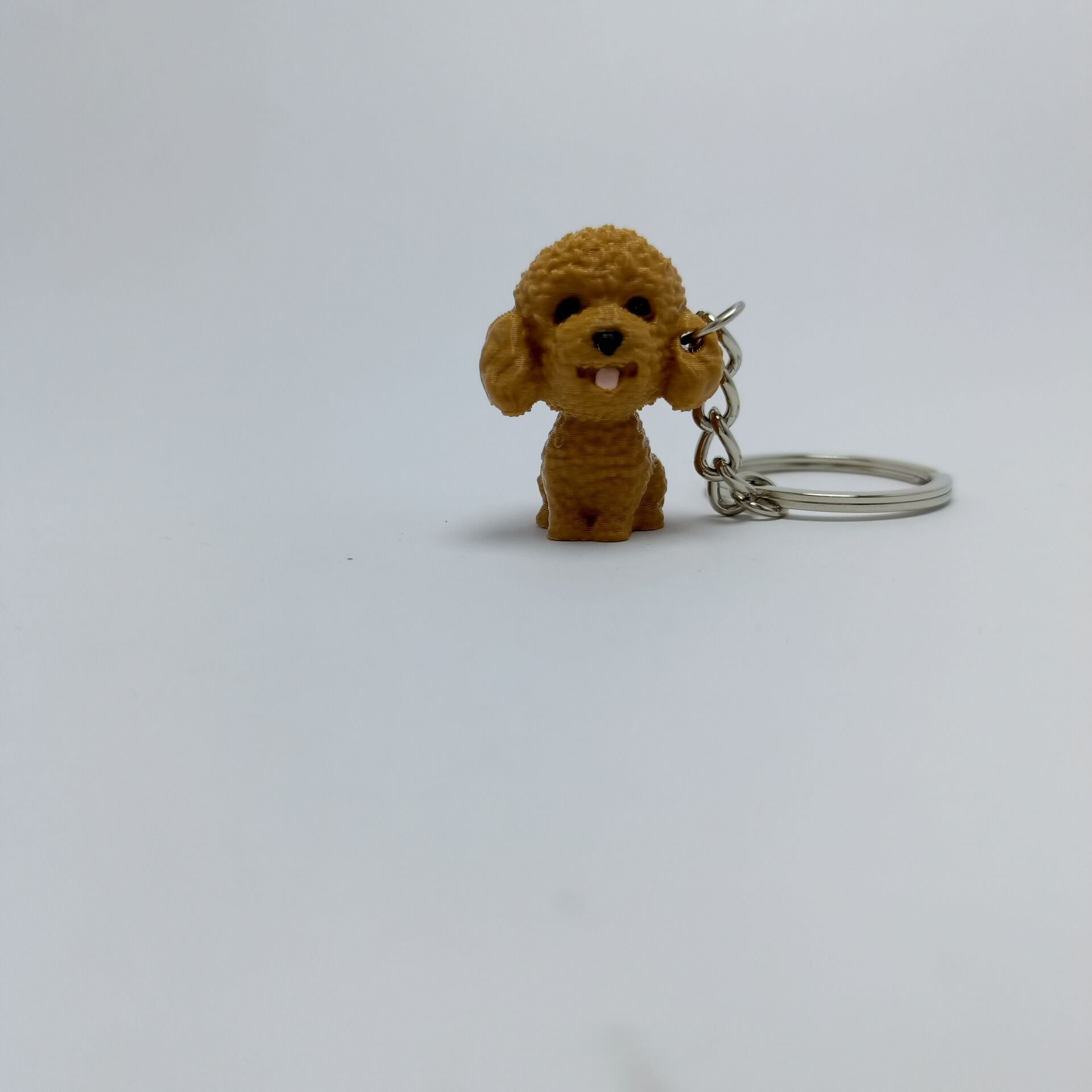 Toy Poodle-Kahve - Anahtarlık
