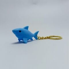 Köpek Balığı - Mavi  - Anahtarlık
