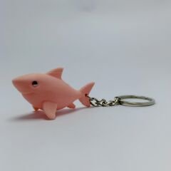 Köpek Balığı - Pembe  - Anahtarlık