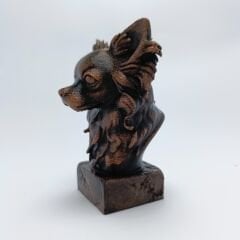 CHIHUAHUA LONG HAIR-SİYAH BÜST