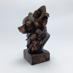 CHIHUAHUA LONG HAIR-SİYAH BÜST