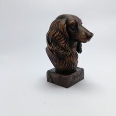 DACHSHUND LONG HAIR-SİYAH BÜST