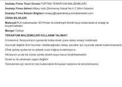 Minyatür Martı-Teraryum Biblosu Kahverengi