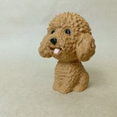 poodle - Kaverengi- Renkli Büst