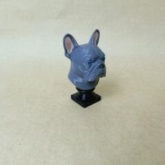 french bulldog- Renkli Büst