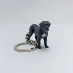 Cane corso - Gri  - Anahtarlık
