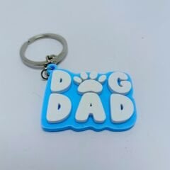 Dog Dad - Mavi - Anahtarlık