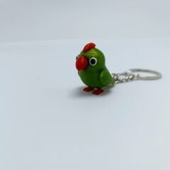 Yeşil papağan - Anahtarlık