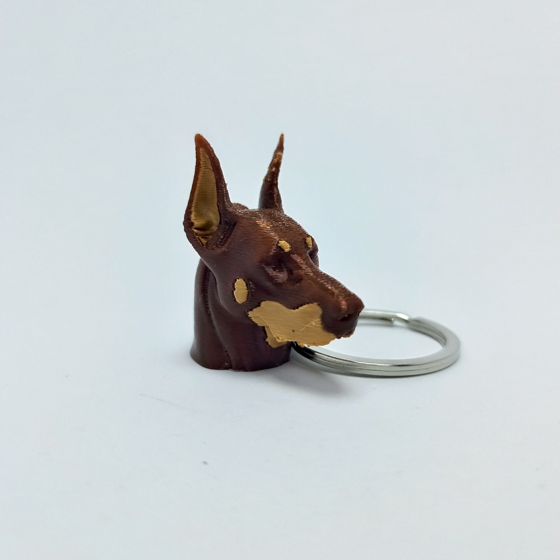 Doberman - Kahverengi - Anahtarlık