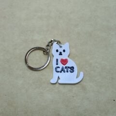 I love cat - Anahtarlık