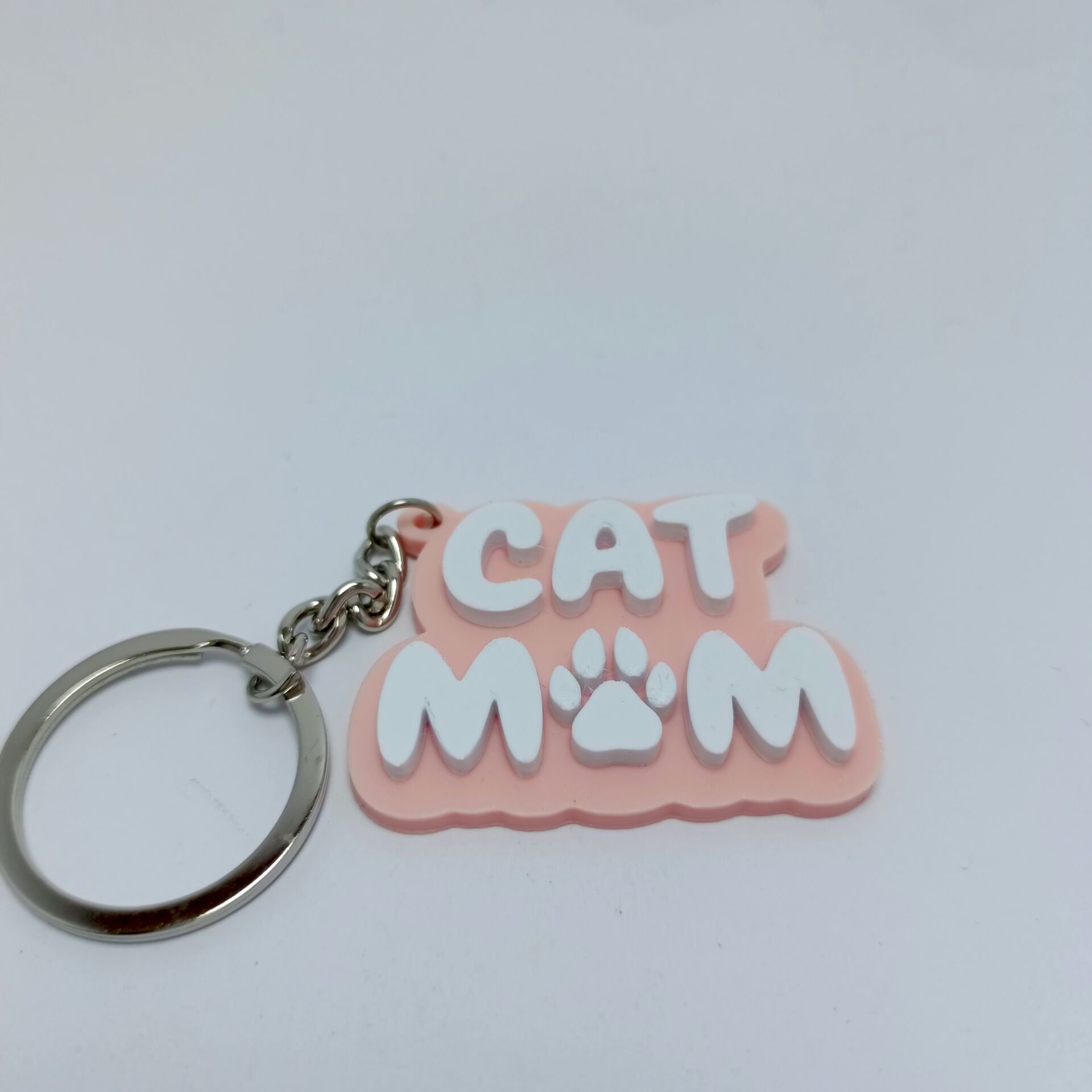 Cat mom - Pembe - Anahtarlık