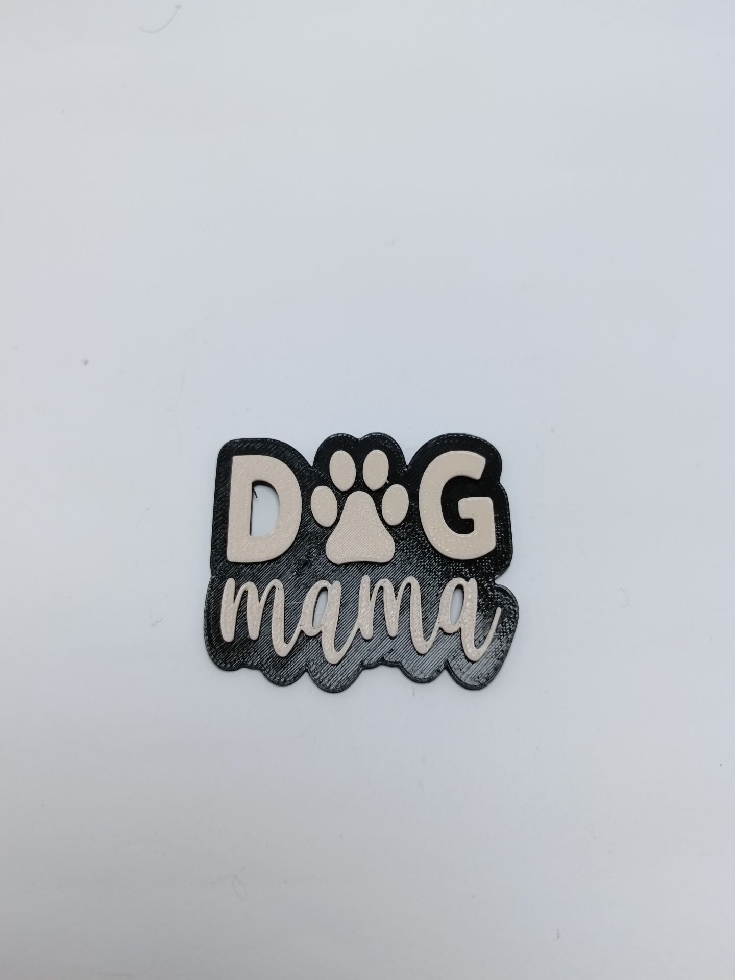 Dog Mama - Siyah A.pembe  Magnet