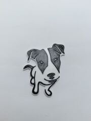 Siyah Beyaz Köpek Magnet