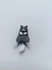 Miskin Gri Kedi  Magnet
