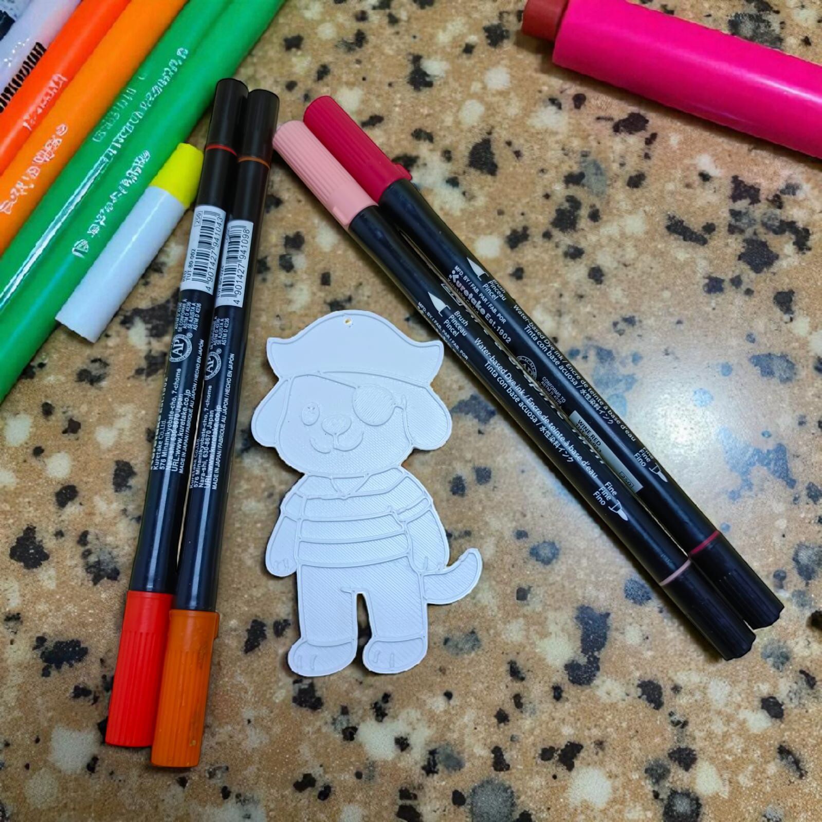 Boyama Figürü - Korsan Köpek