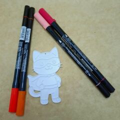 Boyama Figürü - Süper kedi