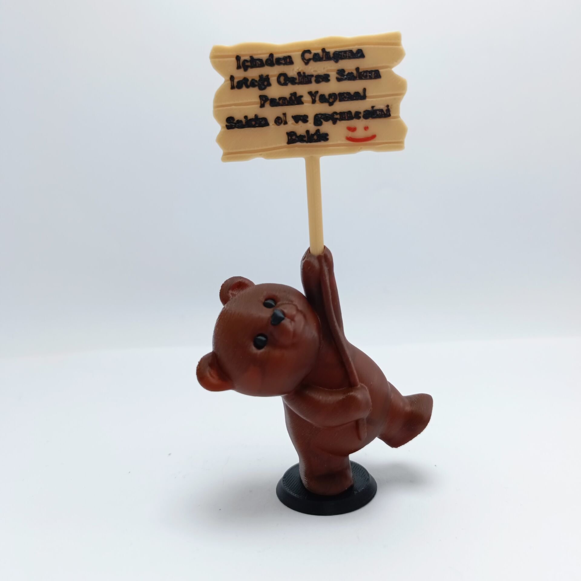 Neşeli Ayıcık- relax mod - Teraryum malzemesi