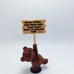 Neşeli Ayıcık- relax mod - Teraryum malzemesi