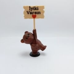 Neşeli Ayıcık- İyiki varsın - Teraryum malzemesi