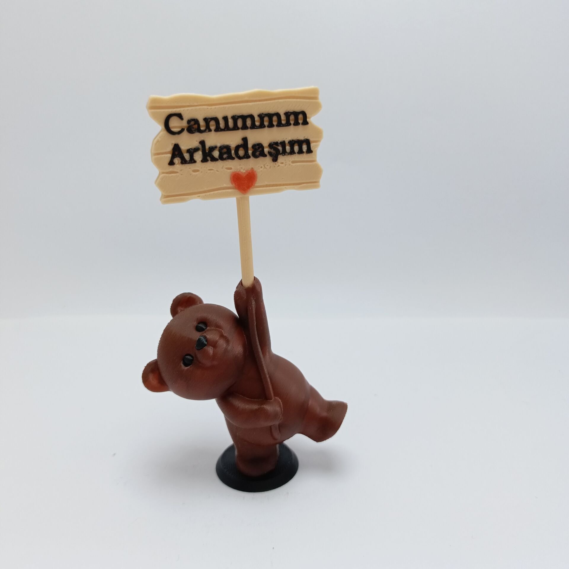 Neşeli Ayıcık- Canım arkadaşım - Teraryum malzemesi