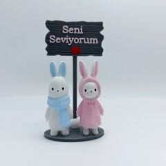 Seni Seviyorum-Masa Süsü - Teraryum malzemesi