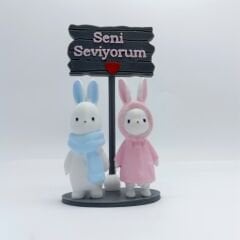 Seni Seviyorum-Masa Süsü - Teraryum malzemesi