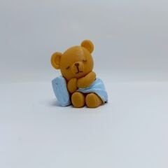 Yastıklı Ayıcık - Mavi  -Teraryum Malzemesi