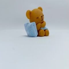 Yastıklı Ayıcık - Mavi  -Teraryum Malzemesi