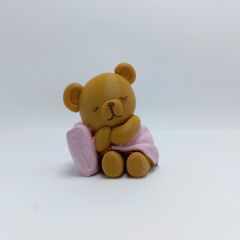 Yastıklı Ayıcık - Pembe  -Teraryum Malzemesi