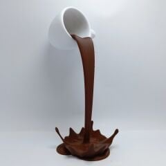 Dökülen Kahve  Figürü - Dekorasyon