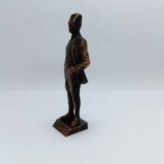 Ayakta Atatürk Figürü - Bakır - Teraryum Malzemesi