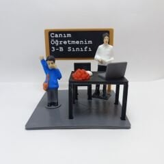 Sınıf Platform -  Erkek öğretmen - Erkek öğrenci - Öğretmenler günü hediyesi