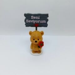 Çiçekli ayıcık - Seni Seviyorum