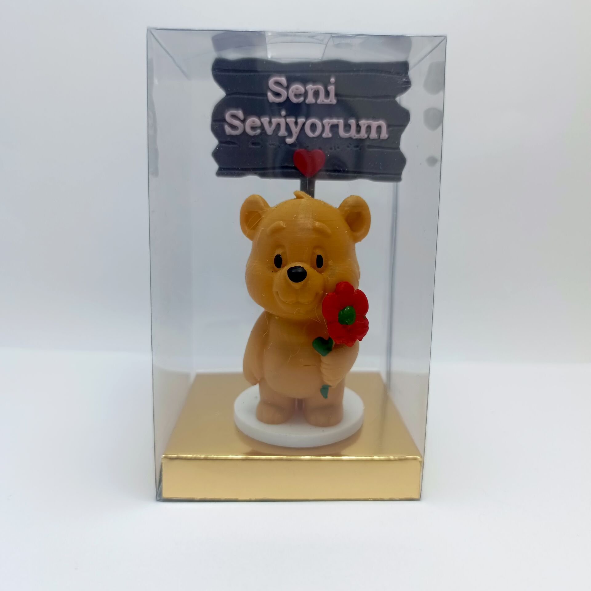 Çiçekli ayıcık - Seni Seviyorum