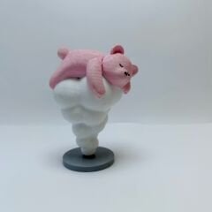 Bulut üstünde uyuyan ayıcık - Pembe