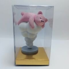 Bulut üstünde uyuyan ayıcık - Pembe