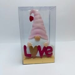 LOVE Yazılı Cüce- Pembe