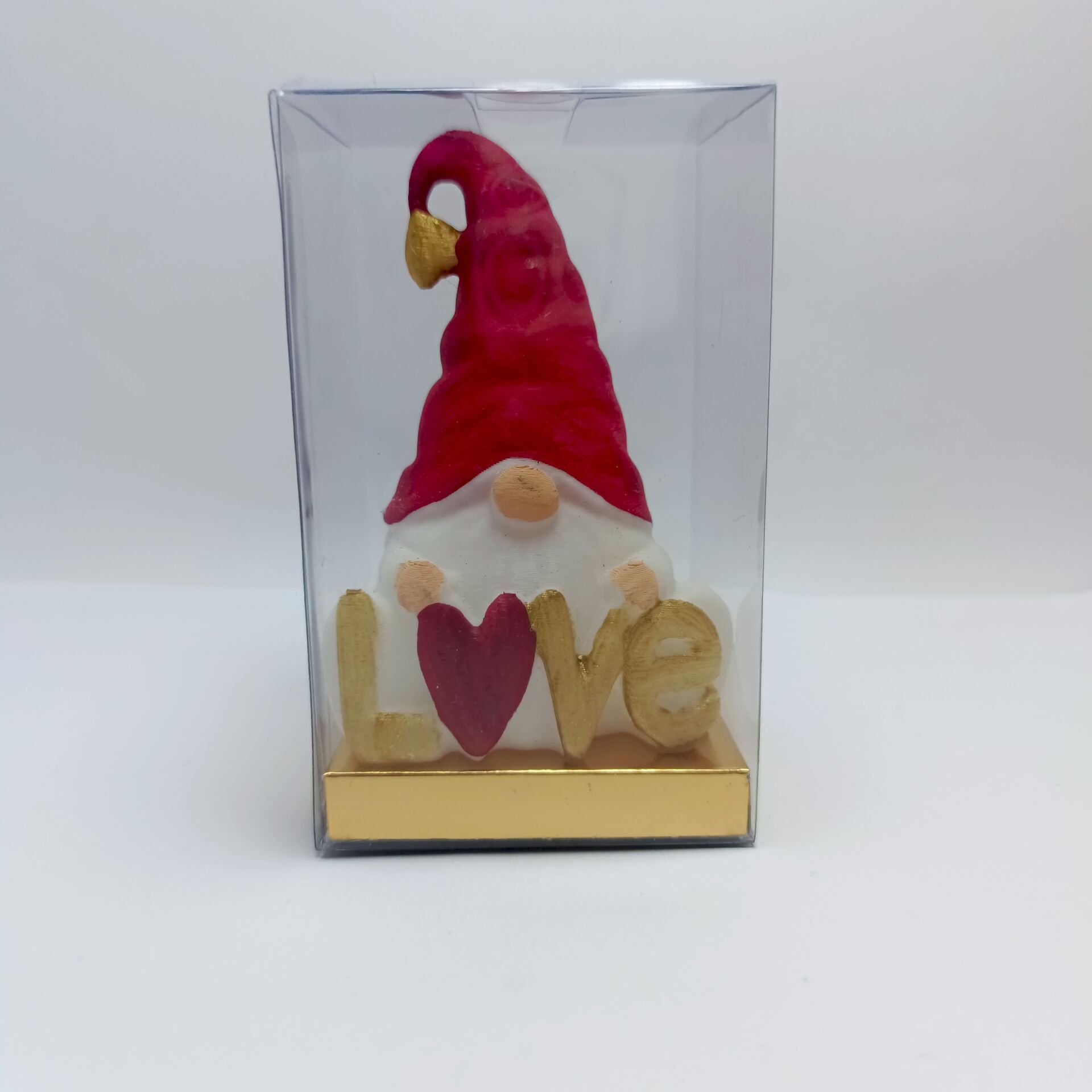 LOVE Yazılı Gnom Cüce - Kırmızı