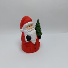 Çam Ağaçlı Tombul   Noel Baba - Teraryum Malzemesi