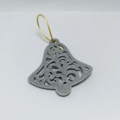 Yılbaşı Çanı-Gümüş-Çam Ağacı Süsü 3lü