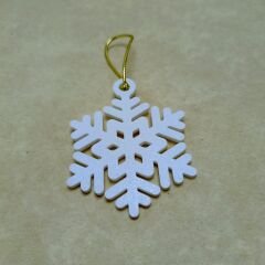 Kar Tanesi -  Çam Ağacı Süsü 3lü